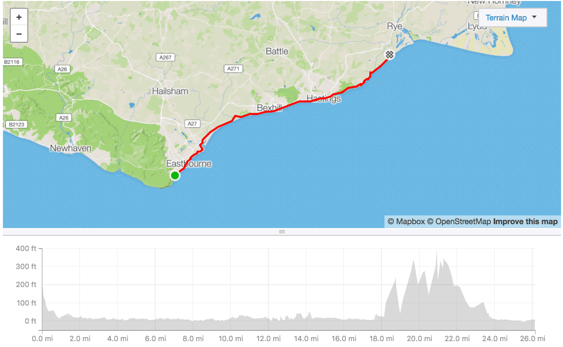 Plan: August 2nd Eastbourne to Hashtings