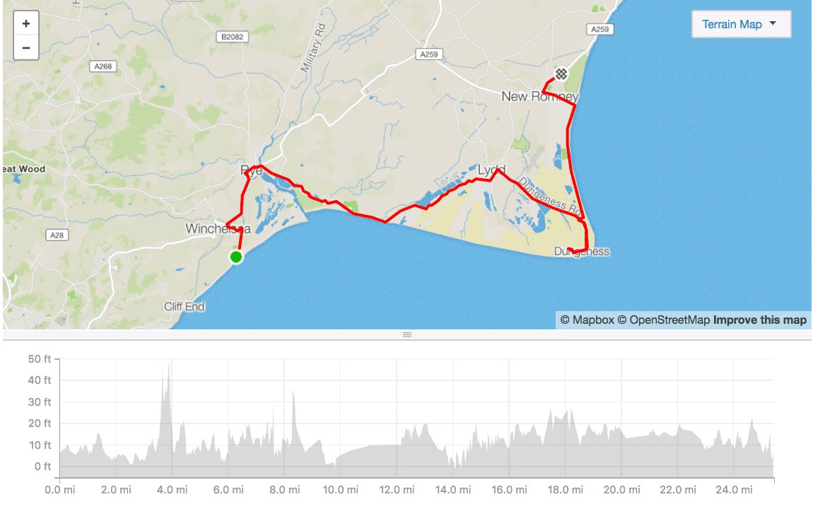 Plan: August 3rd Hashtings to New Romney